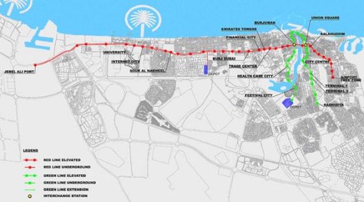 Dubai-Metro-map